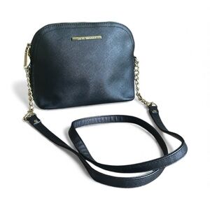 Steve Madden Black Saffiano Crossbody w/ Chain Strap – EUC Chic Glam